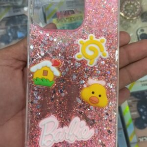 vivo y28 fancy cover pink glitters